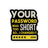 Password Sticker