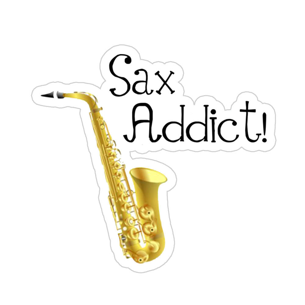 Sax Addict Sticker