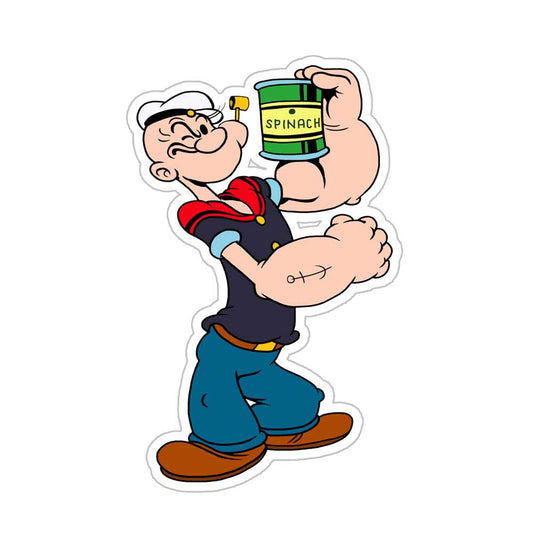 Popeye and Spinach Sticker