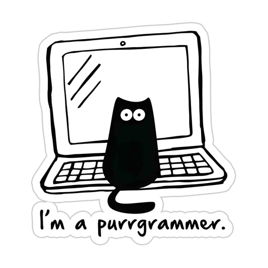 Purrgramer Sticker