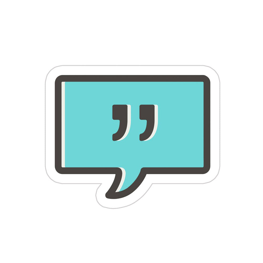 Quote Sticker