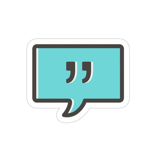 Quote Sticker