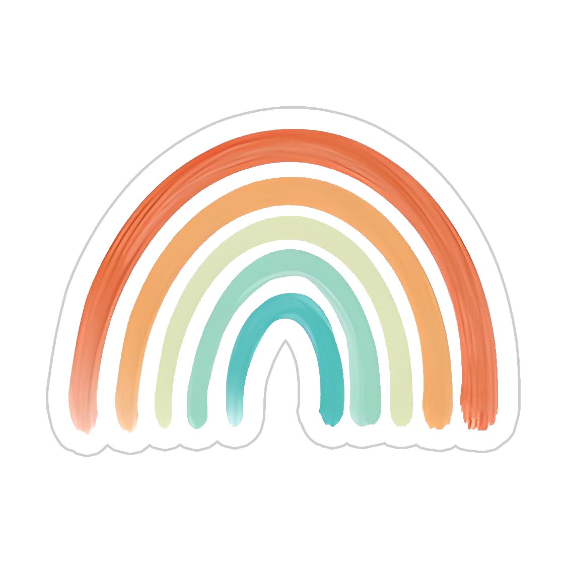 Rainbow Art Sticker