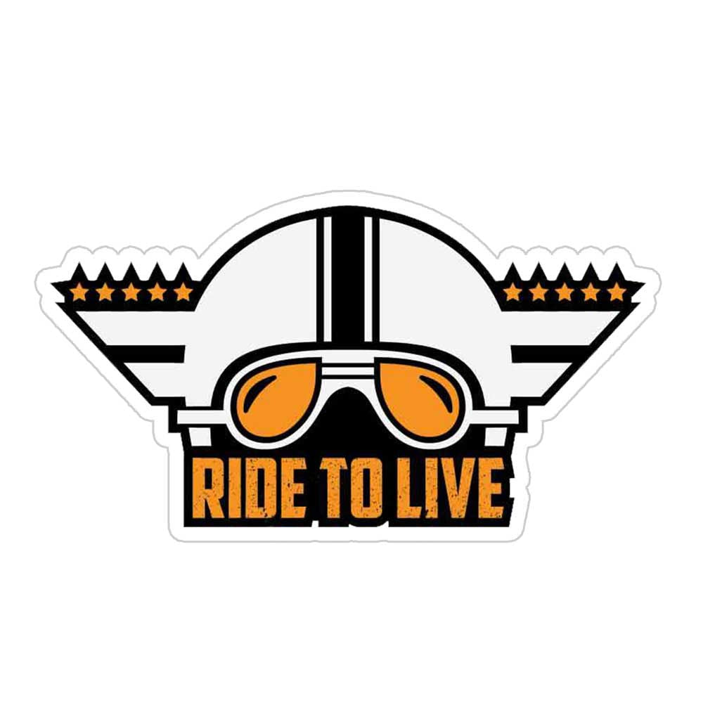 Ride To Live Stickers