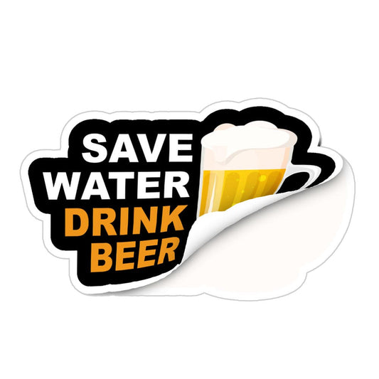 Save Water Drink Beer 2 Sticker