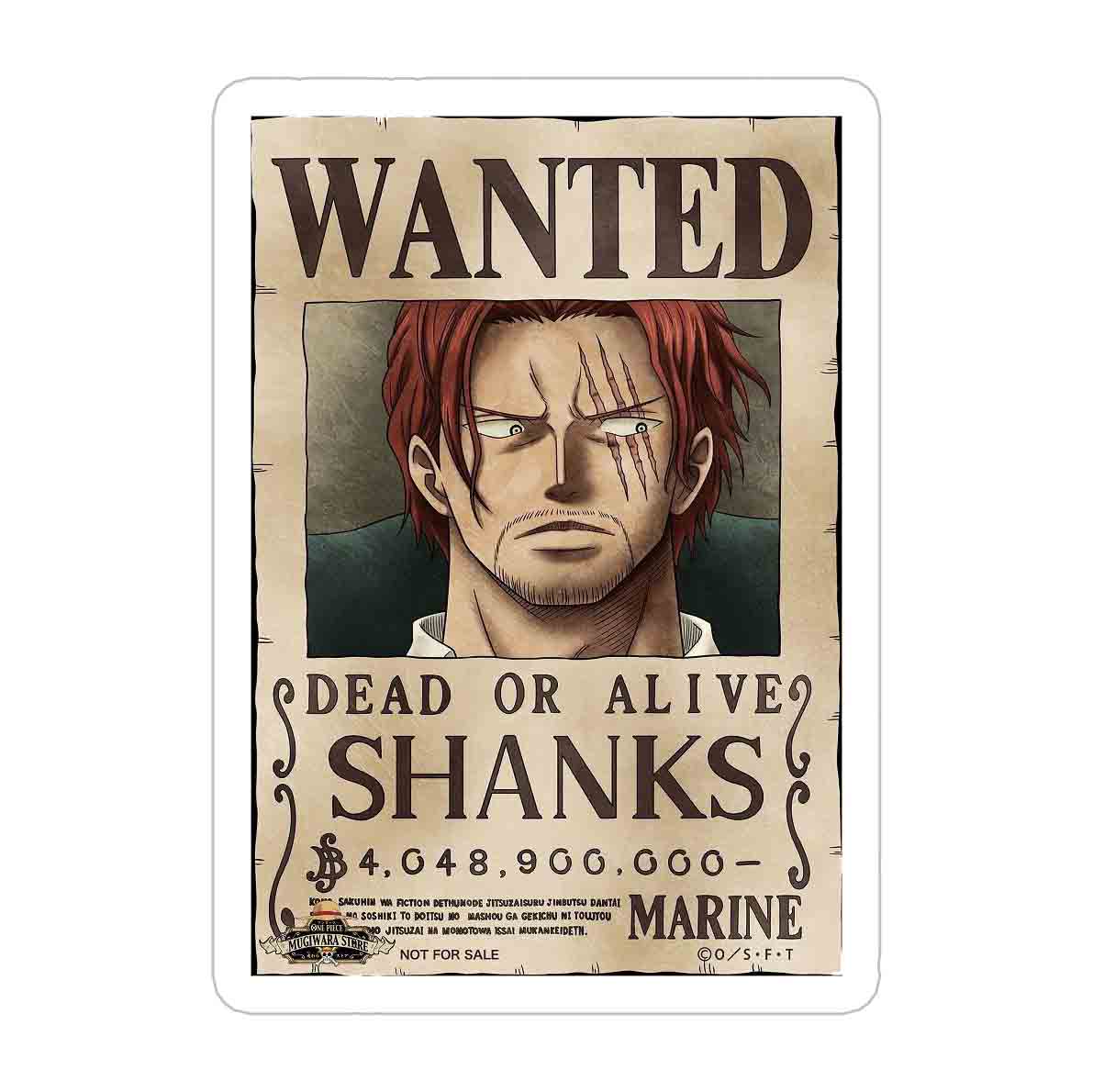 Shanks Bounty Sticker
