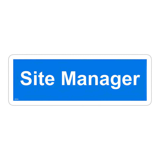 Site Manager Sticker