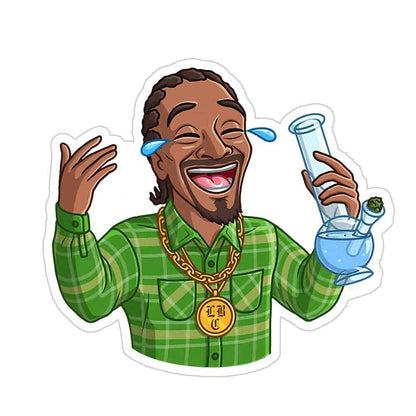 Snoop Dog Smoking Sticker
