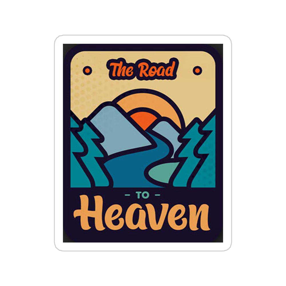 The Road To Heaven Heaven Sticker