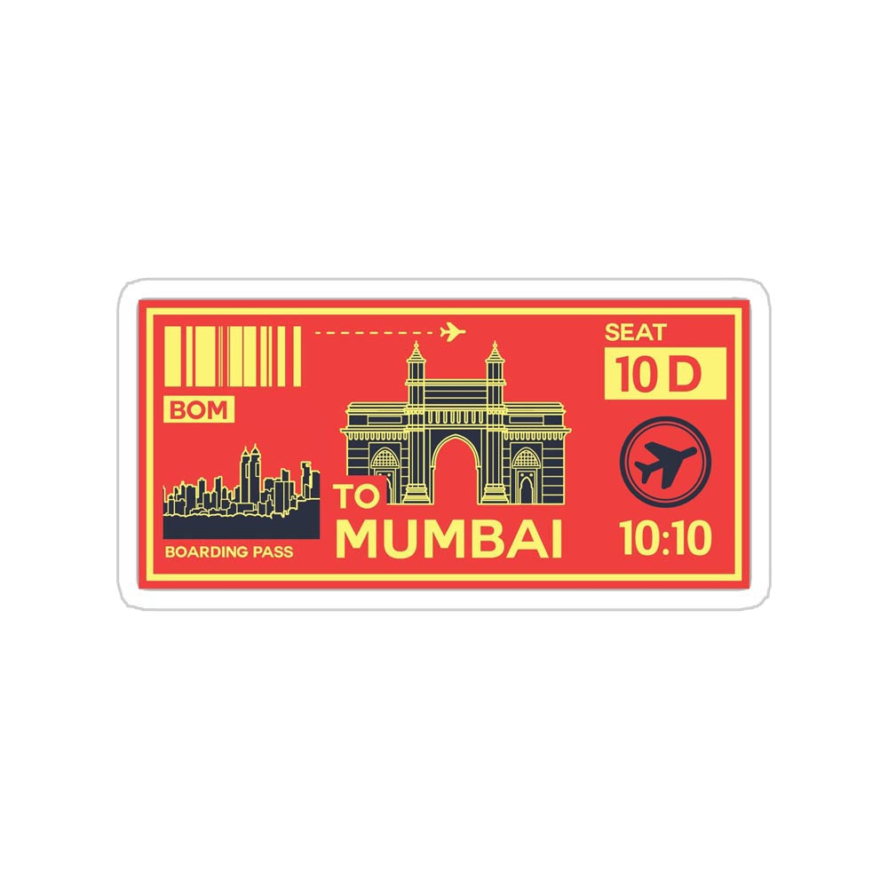 To Mumbai Sticker
