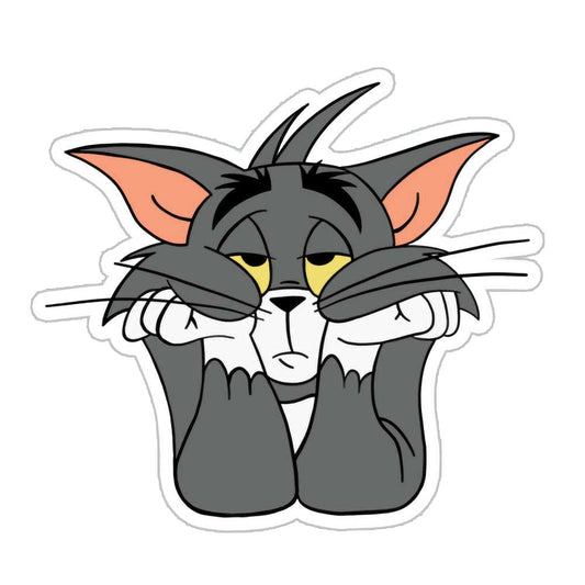 Depressed Tom Sticker