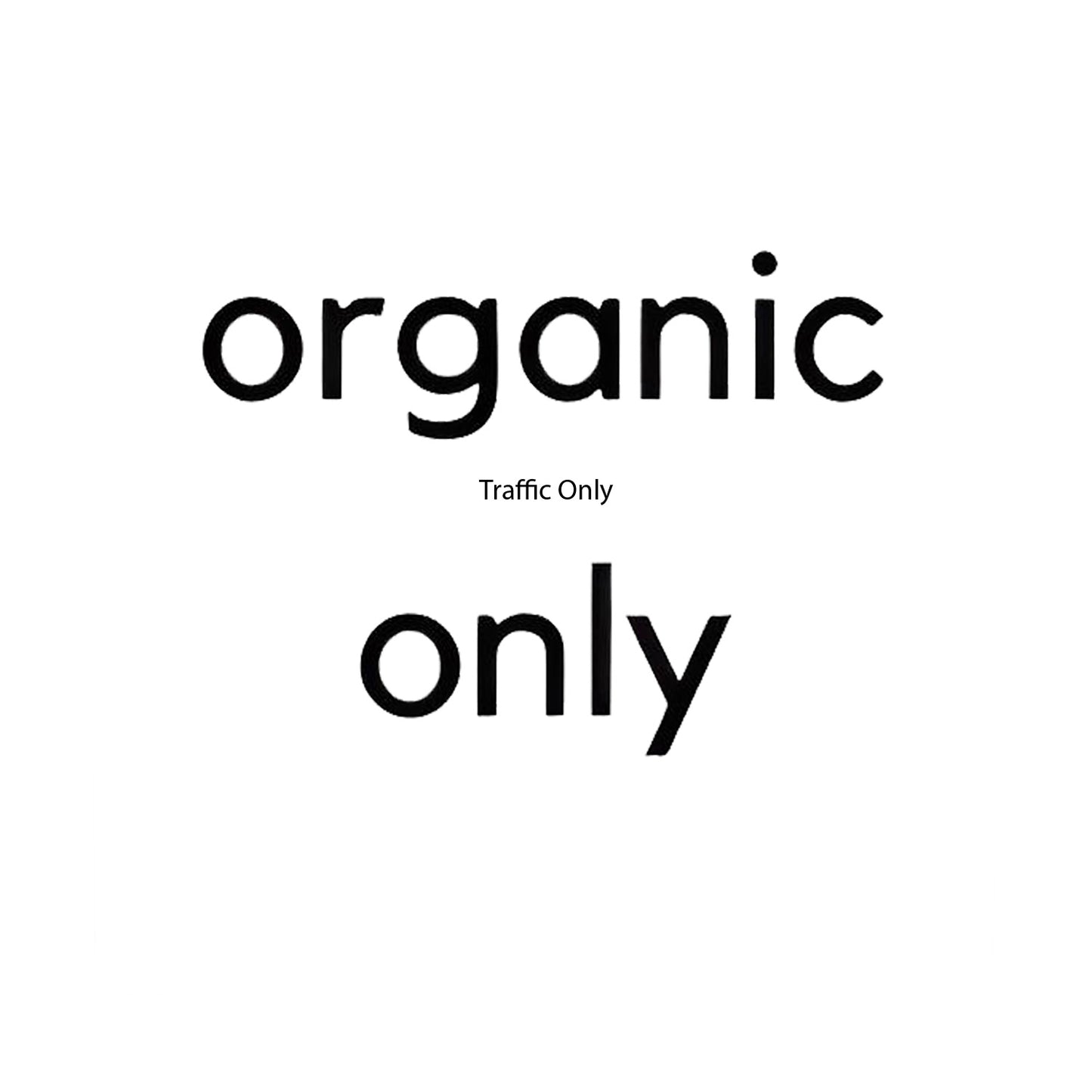 Traffic Only  Sticker