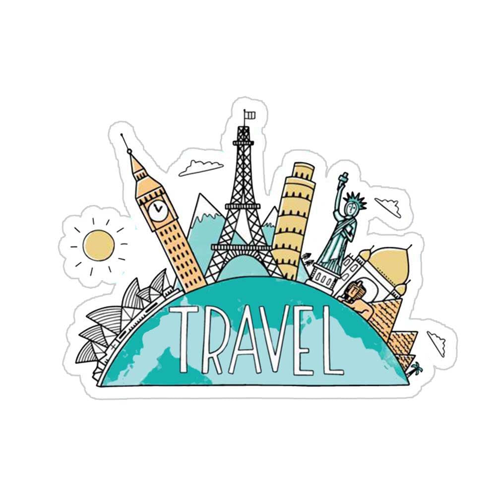 Travel Around Sticker