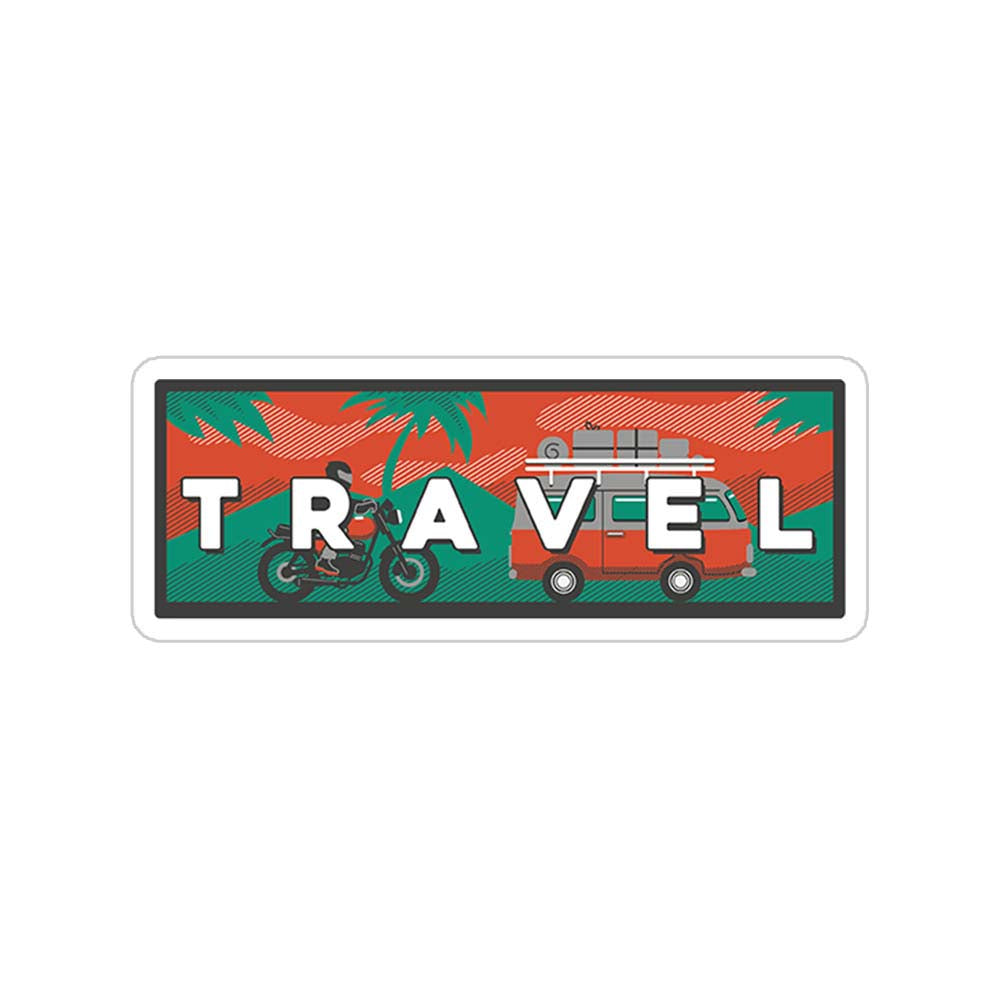 Travel Map Sticker