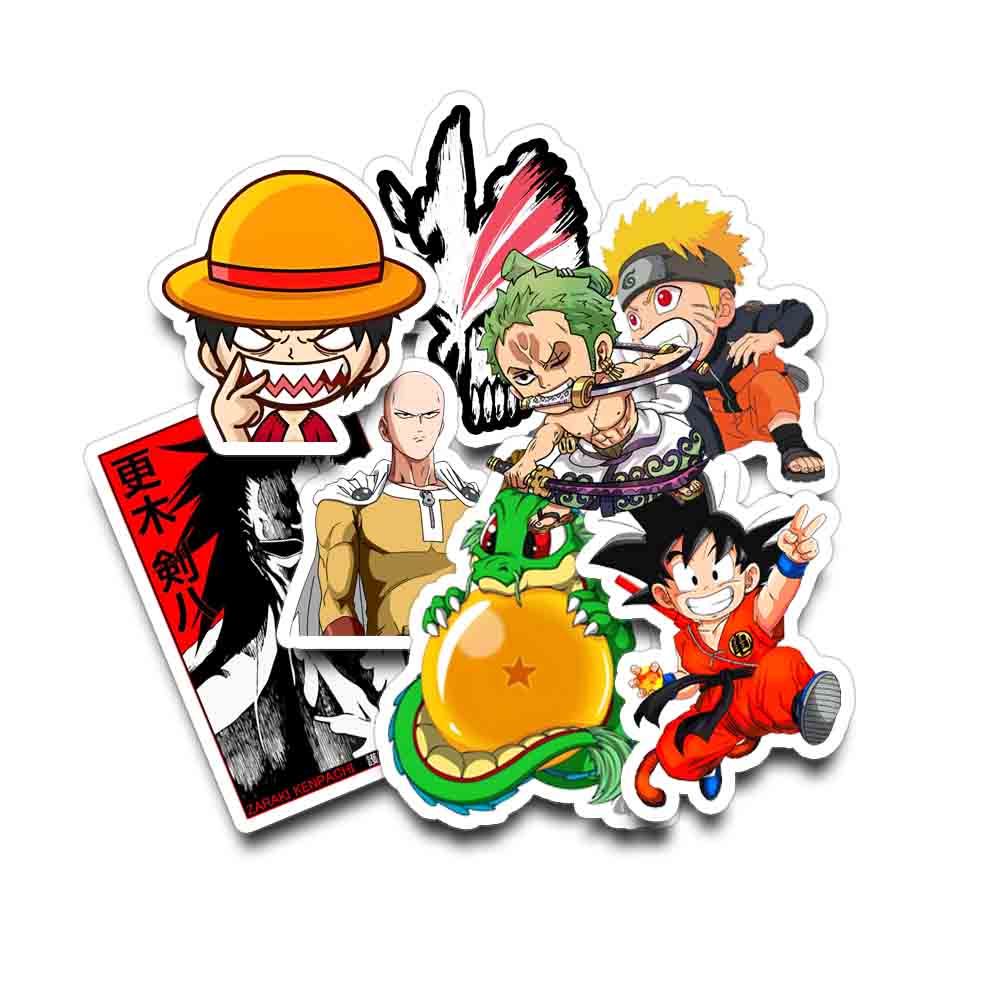 Anime Sticker (Pack of 10)