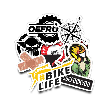 Bikers Sticker (Pack of 10)