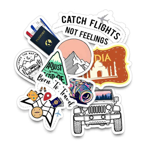 Travel Sticker (Pack of 10)
