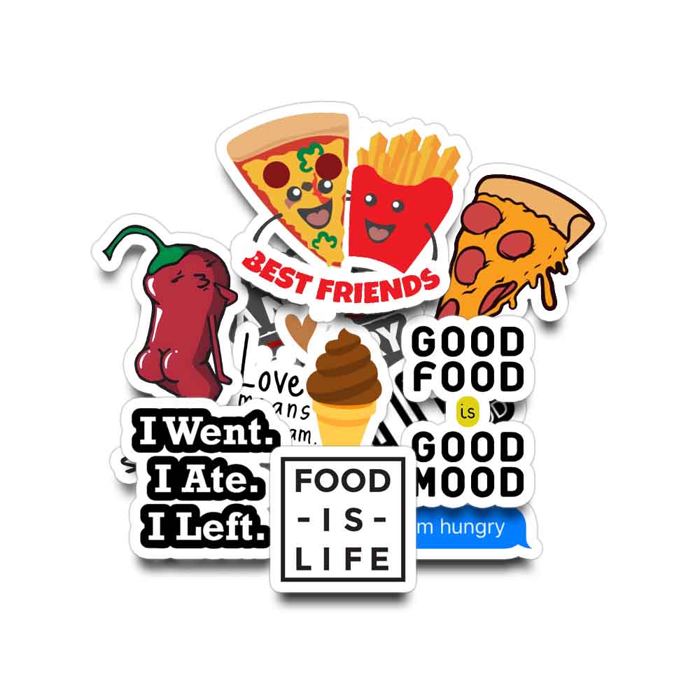 Foodie Sticker (Pack of 10)