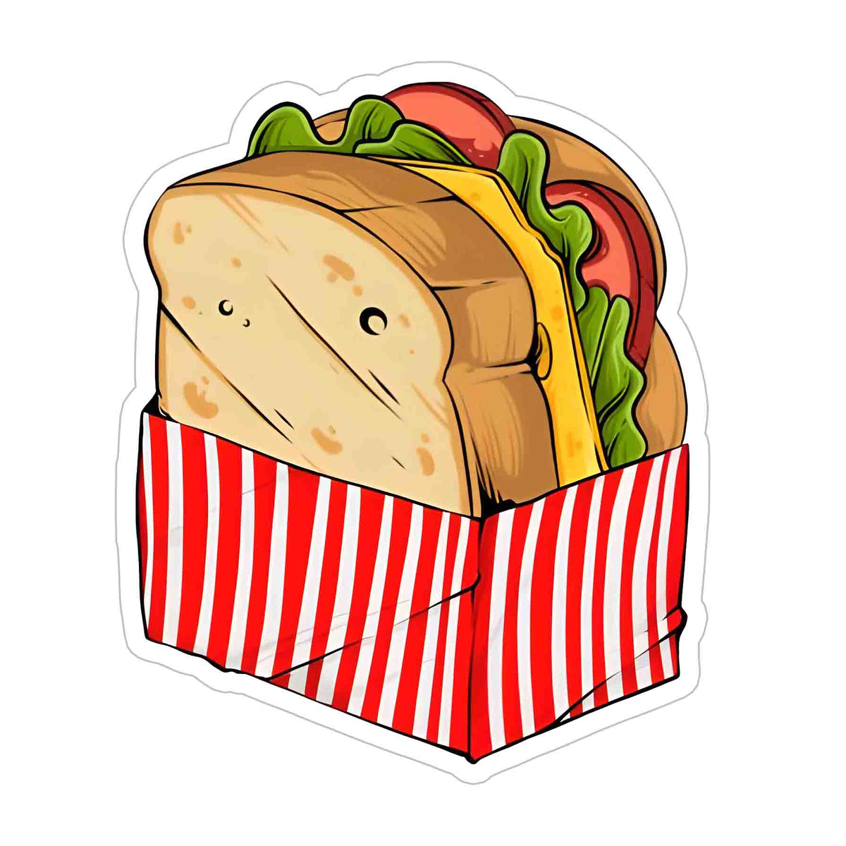 Vegge Sandwich Sticker