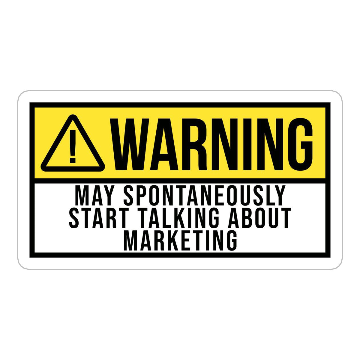 Warning  Sticker