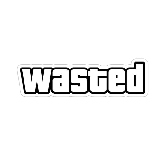 Wasted 2 Sticker