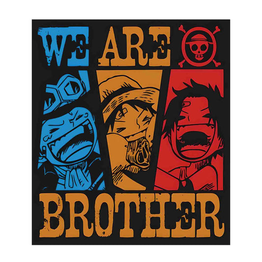We are brothers Sticker