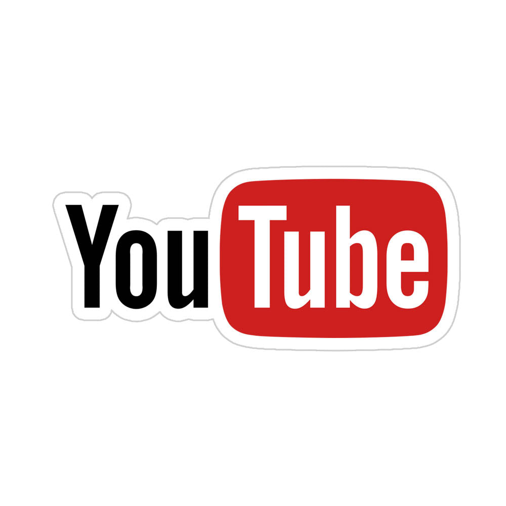 Youtube logo Sticker