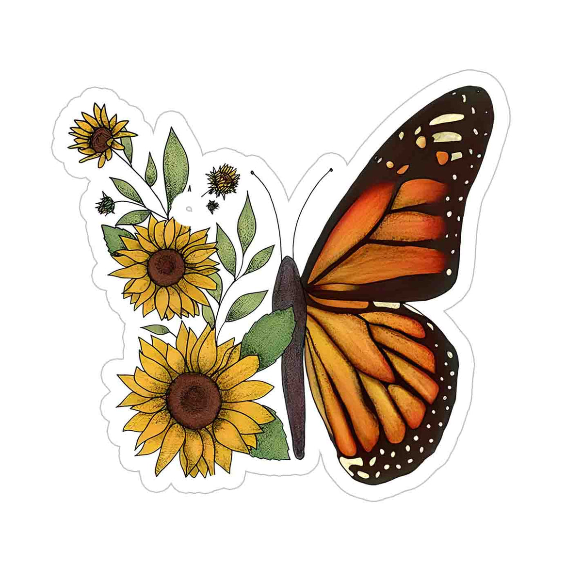 Asthetic Butterfly Sticker