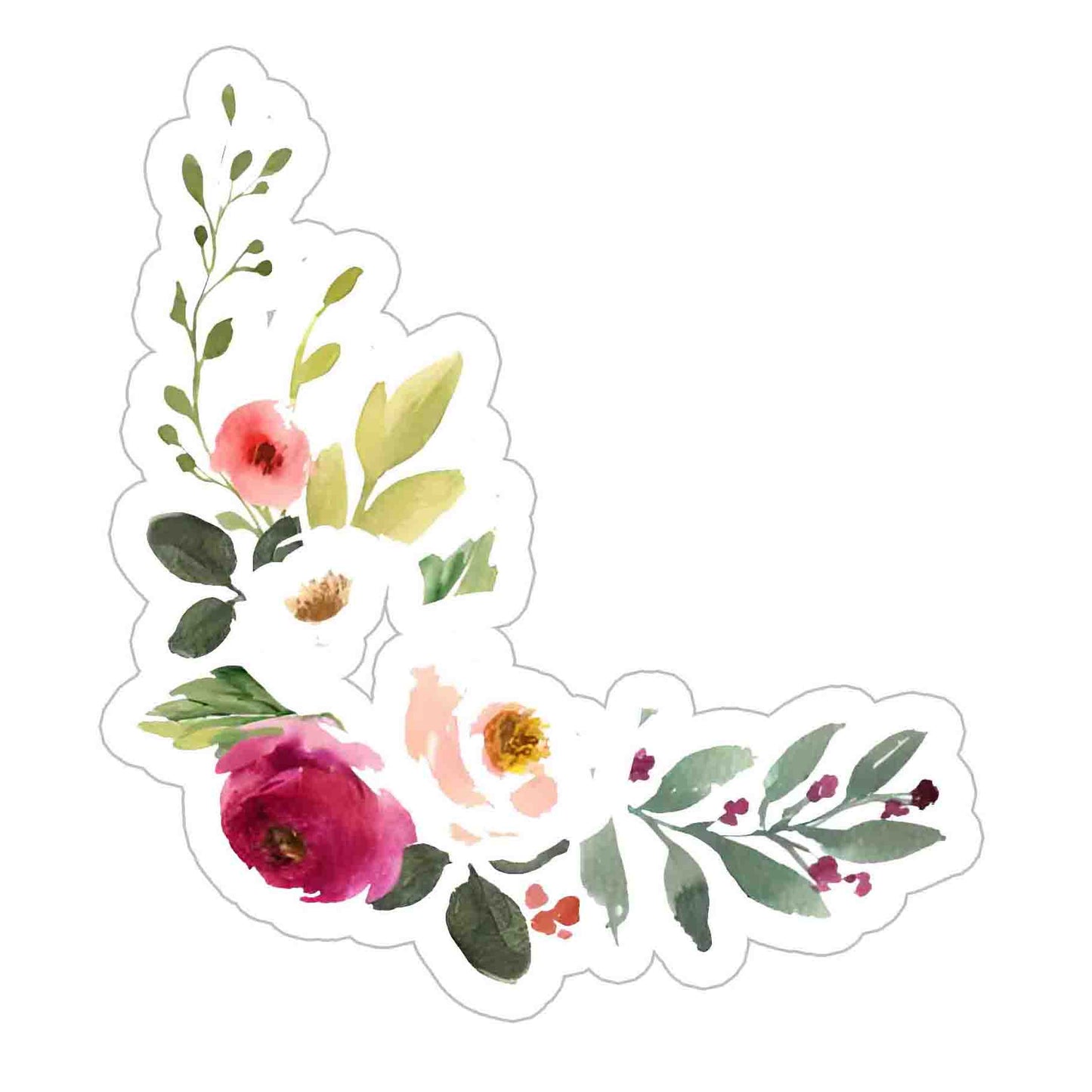 Asthetic Flowers Sticker