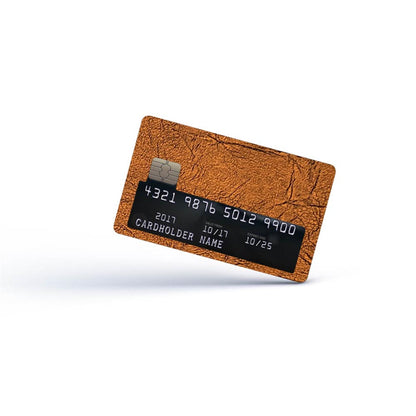 Genuine Brown Leather Card