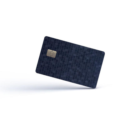 Navy Blue Honeyomb Card