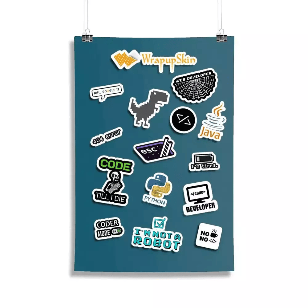 Developers Stickers Pack – Wrapupskin