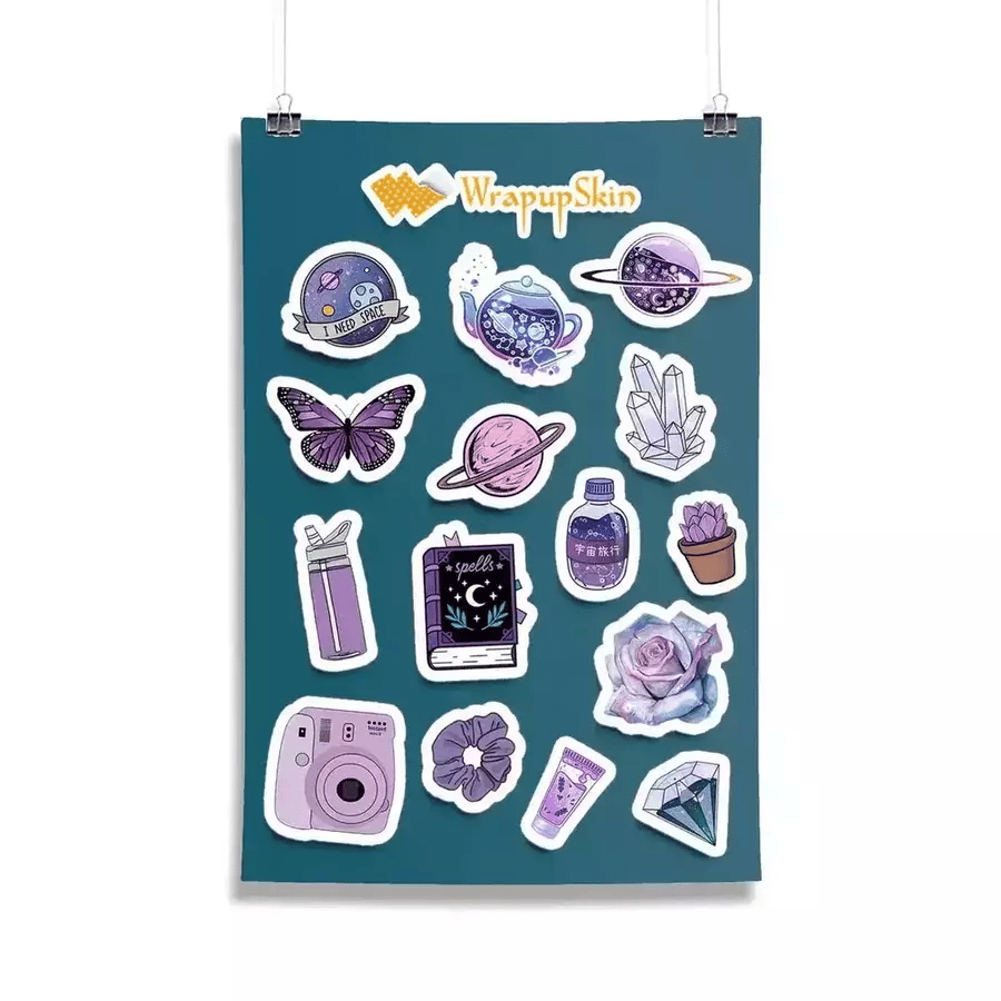 Purple Asthetic Sticker Pack