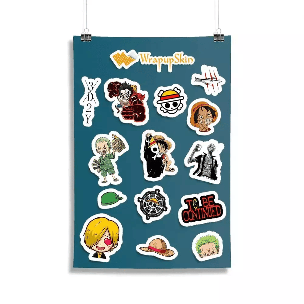 One Piece Stickers Pack – Wrapupskin