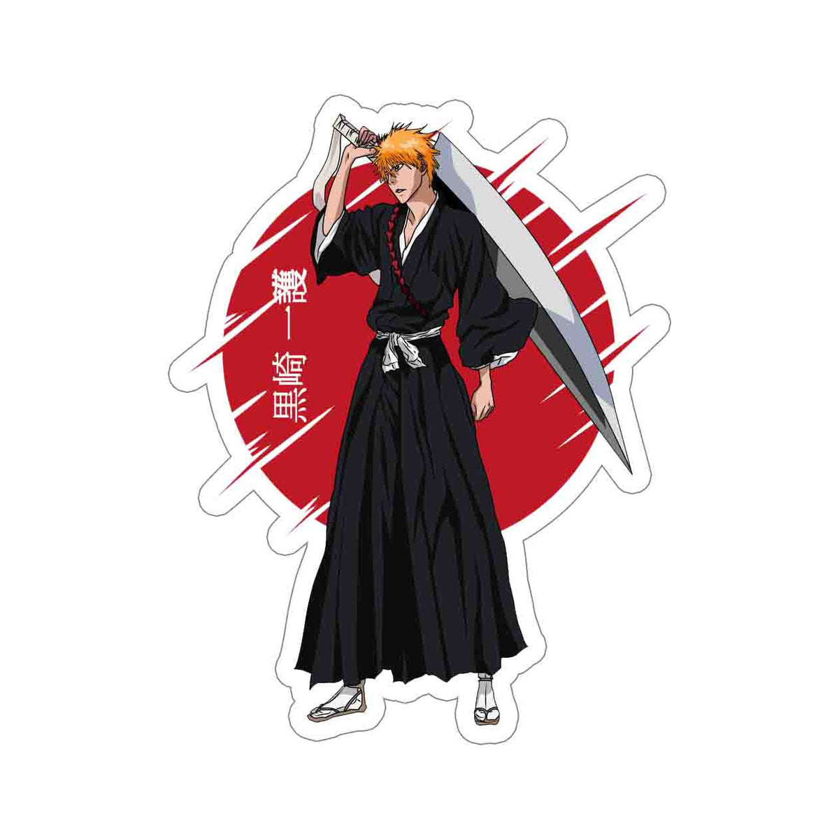 Ichigo With Zangetsu Sticker