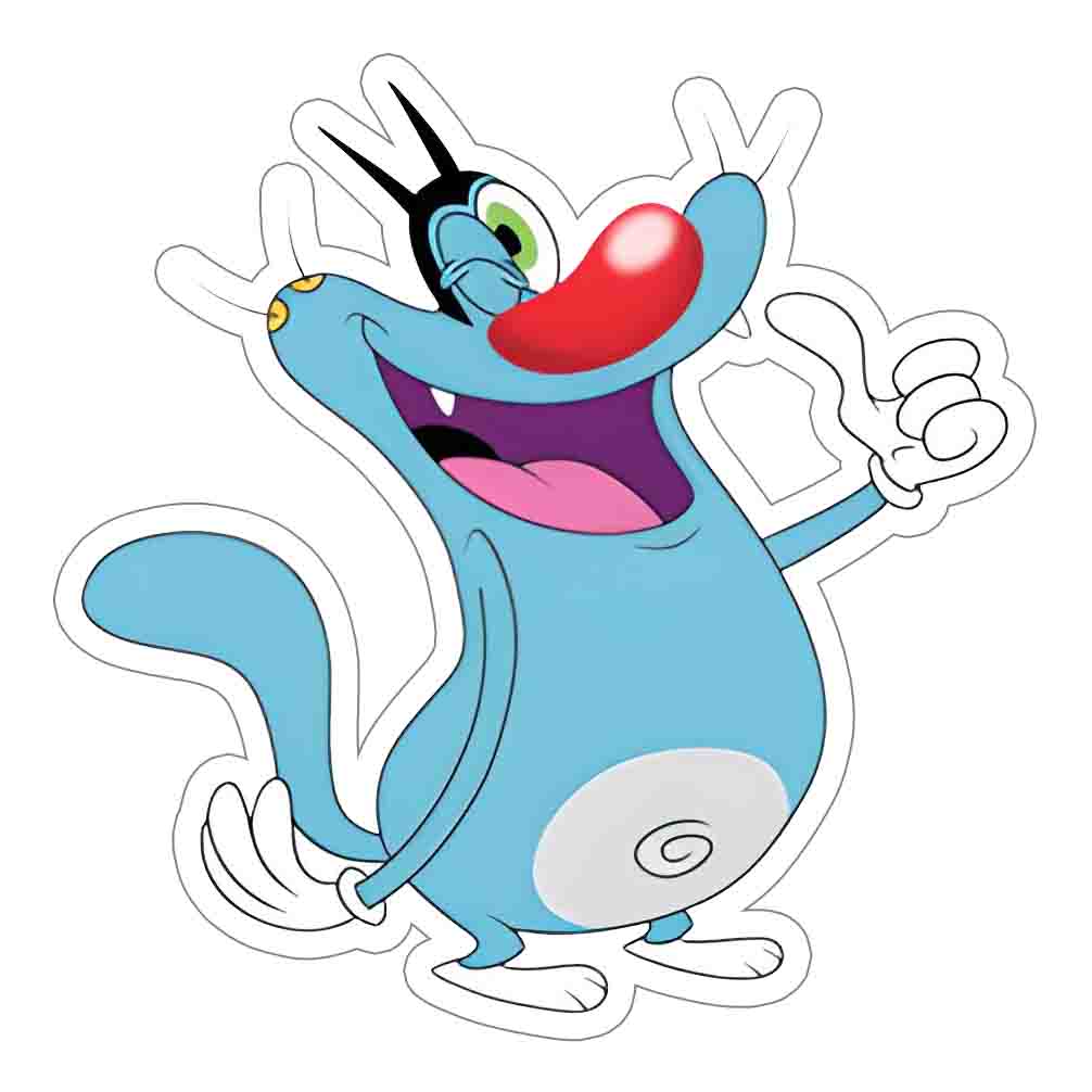 Oggy Sticker