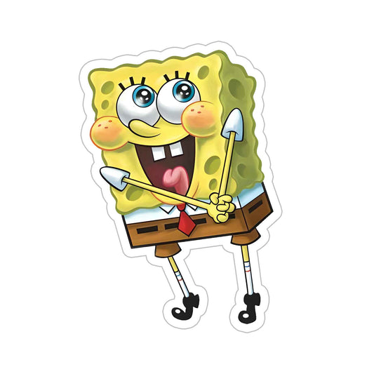 Flirting Spongbob Sticker