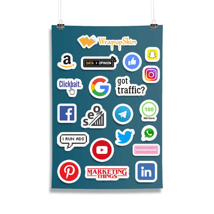 Social Media Marketing Sticker Pack