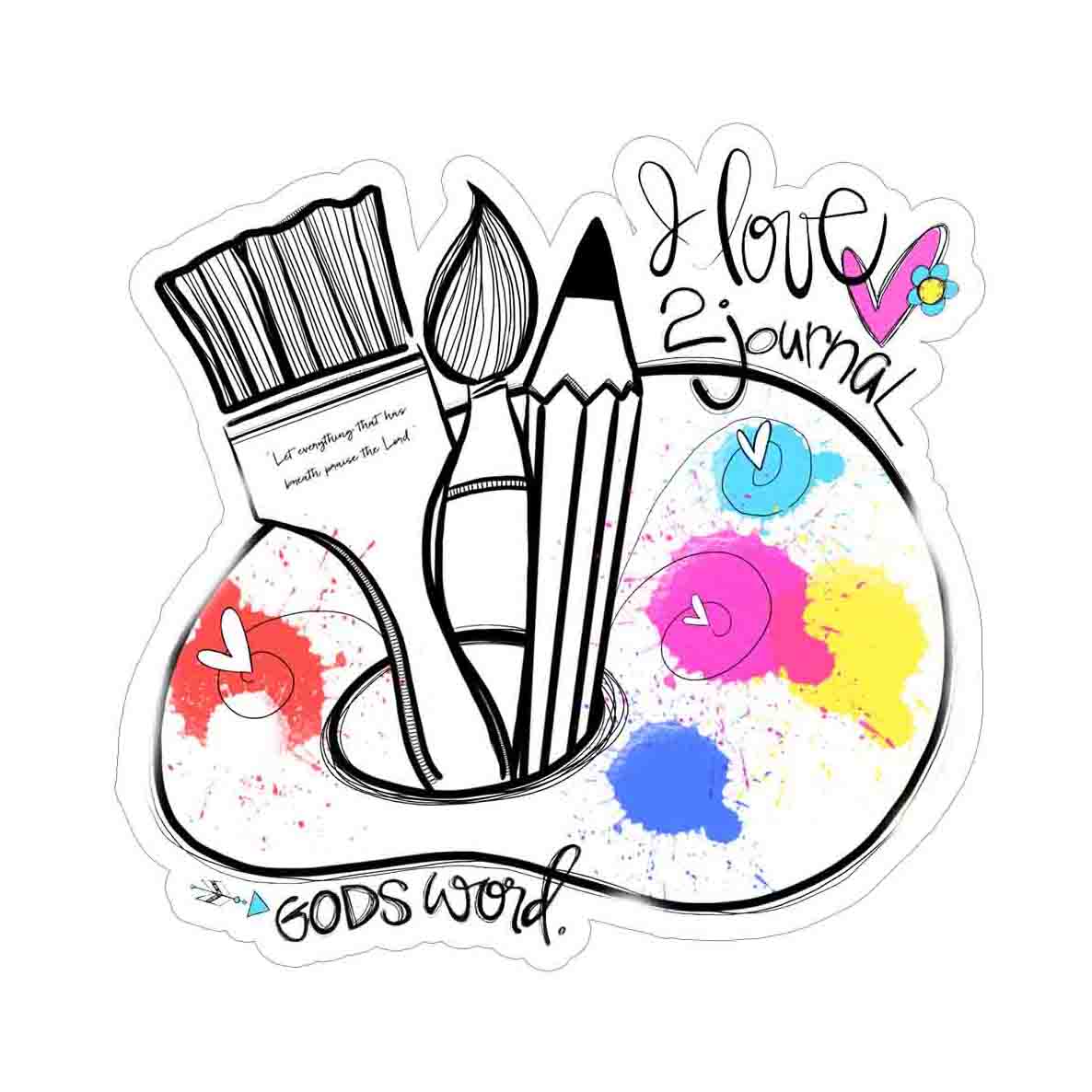 Paints Sticker